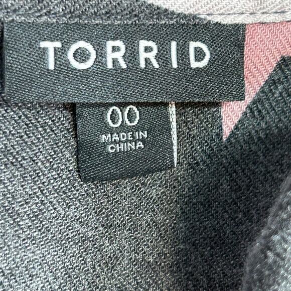 Torrid Burnout Star Button-Up Top Relaxed Fit Size 00 Women’s M/L 10 - Picture 15 of 16